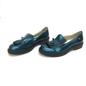 Naturino Shoes - Naturino Blue Metallic Loafer Size 35 Naturino Shoes - Naturino Blue Metallic Loafer Size 35